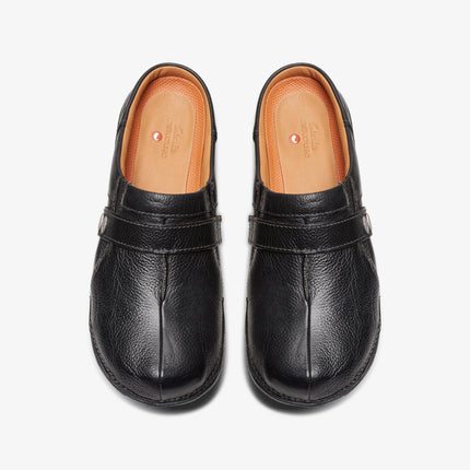Clark's Un Loop Ease (Women's) - Black Leather