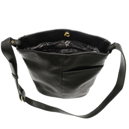 Joy Susan Bindi Front Slip Pocket Bucket Crossbody Bag