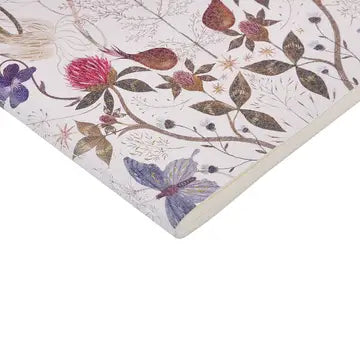 BV by Bruno Visconti Vegan Leather A5 Notebook - Symmetrical Flora