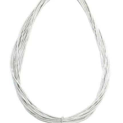 Sea Lily White Pianowire with White Mop Pearl Drop