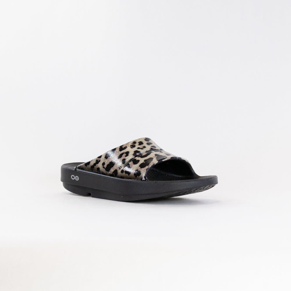 OOFOS Ooahh Limited Slide (Women's) - Cheetah