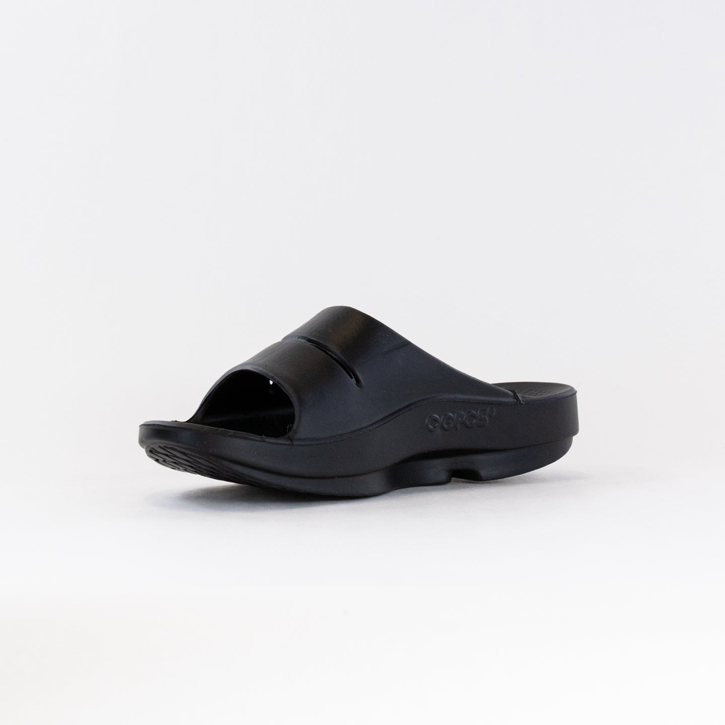 OOFOS Ooahh Slide Sandal (Unisex) - Black