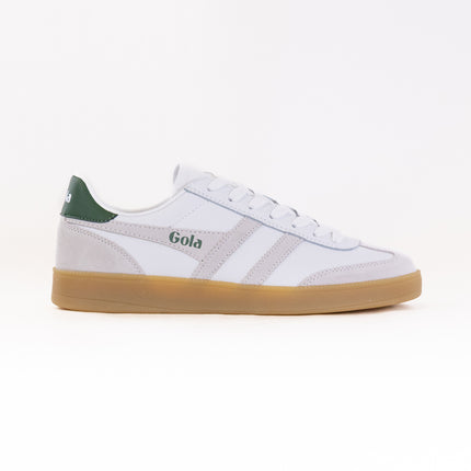 Gola Classics Viper Leather (Men's) - White/White/Evergreen/Gum