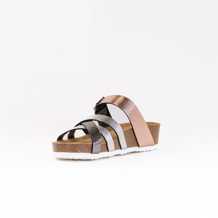 Ara Beth Sandal (Women's) - Silver/Anthracite/Rose