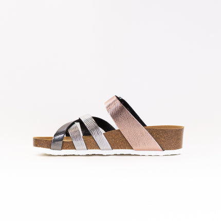 Ara Beth Sandal (Women's) - Silver/Anthracite/Rose
