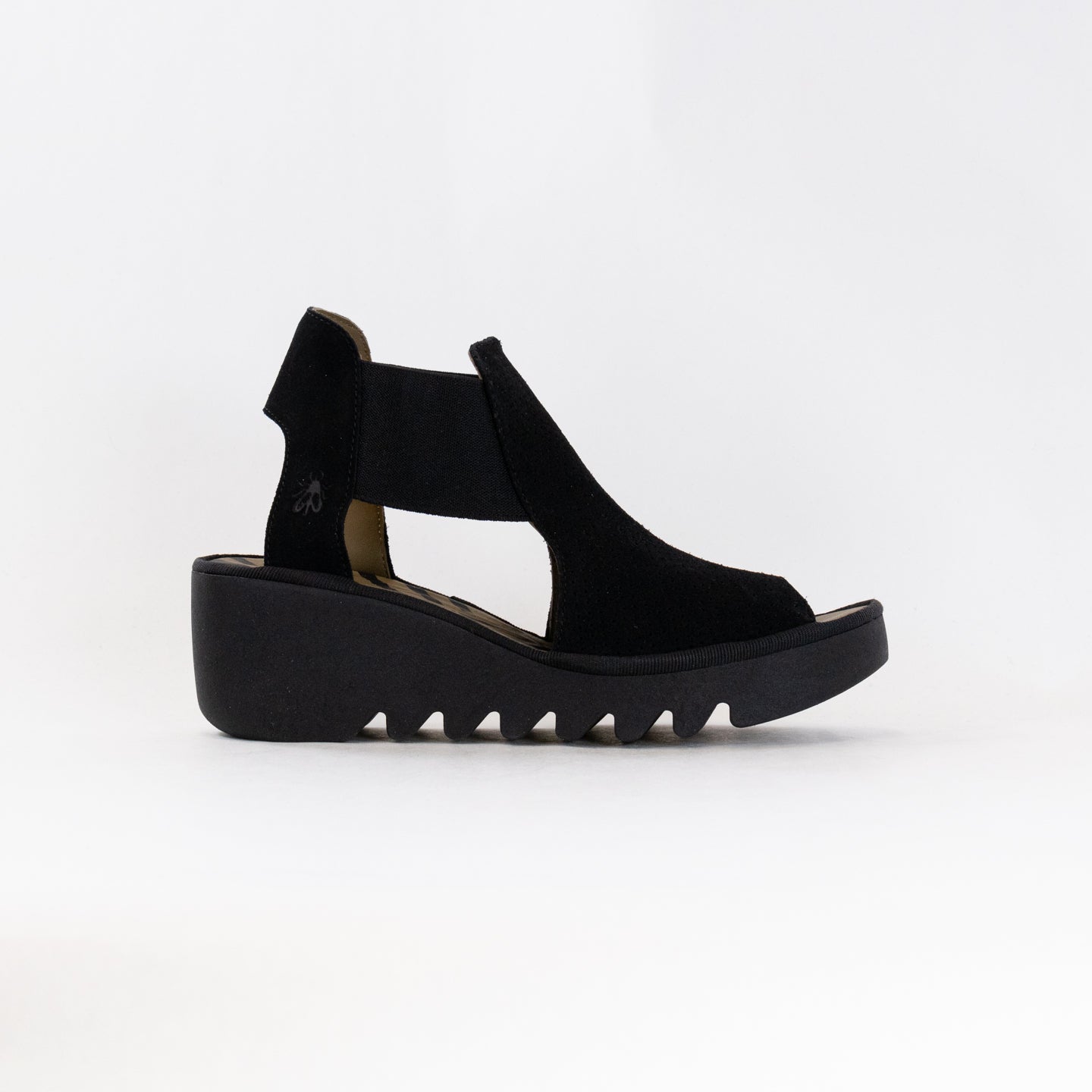 Fashion fly london perforated wedge