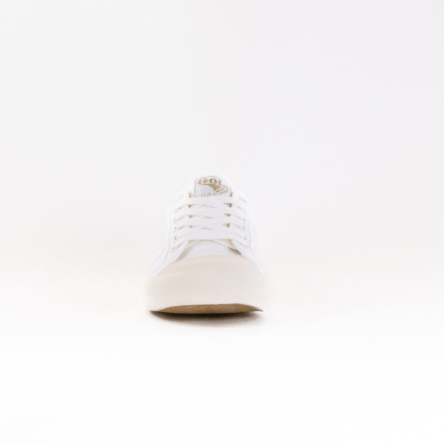 Gola Coaster (Women's) - Off White/Off White/Gold
