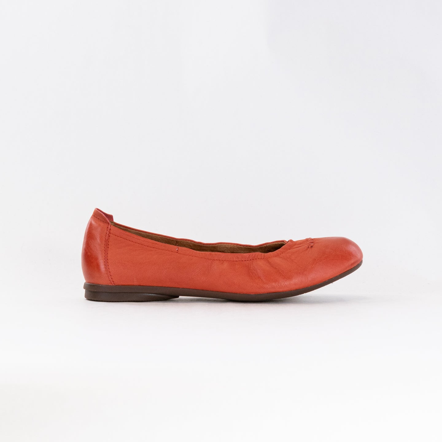 Clarks red flat shoes online