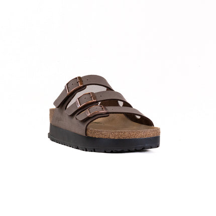 Birkenstock-Papillo Florida III Vegan Flex Platform (Women's) - Birkibuc Mocca
