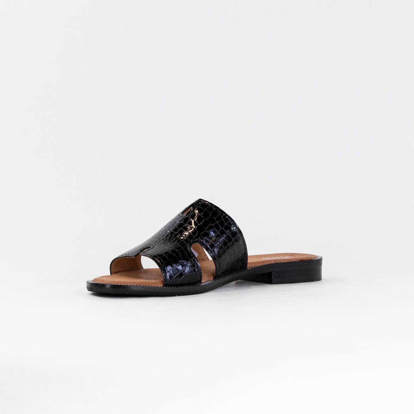 V-Italia 537 Sandal (Women's) - Czarny Black Patent