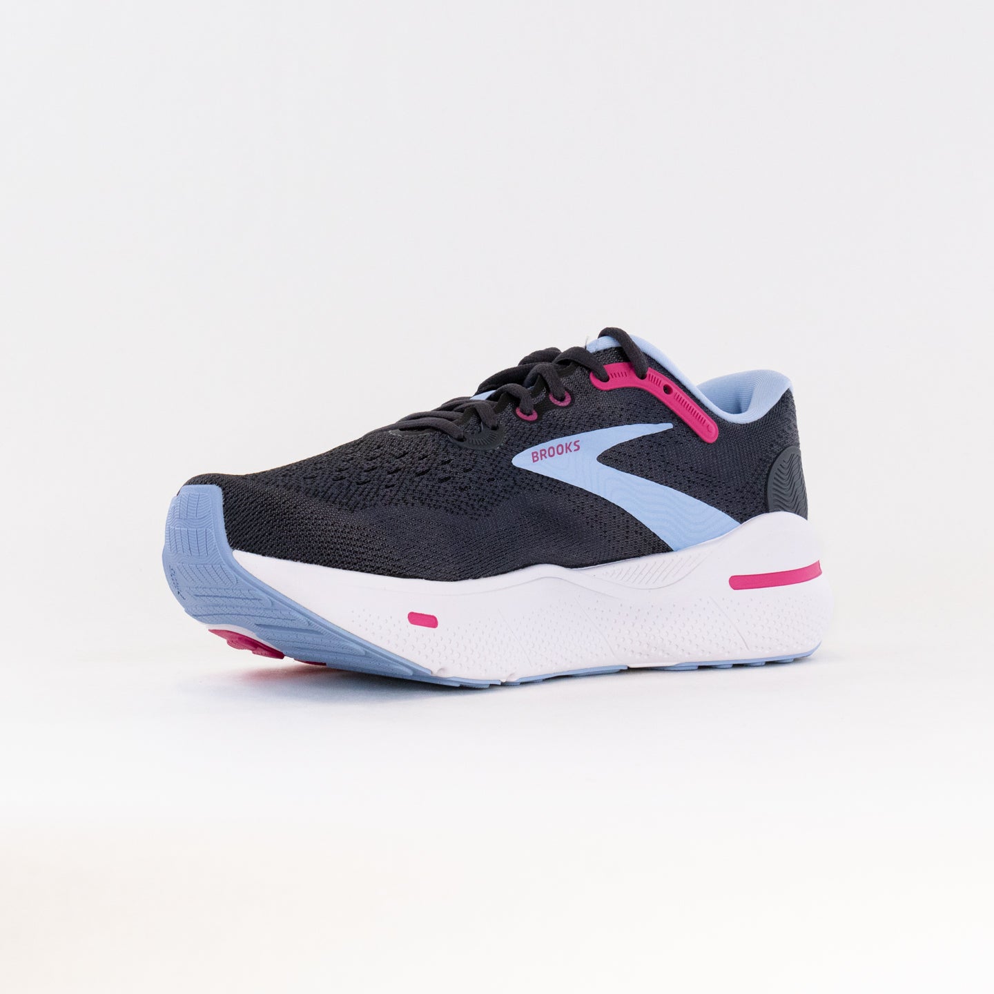 Brooks Ghost Max (Women's) - Ebony/Open Air/Lilac Rose