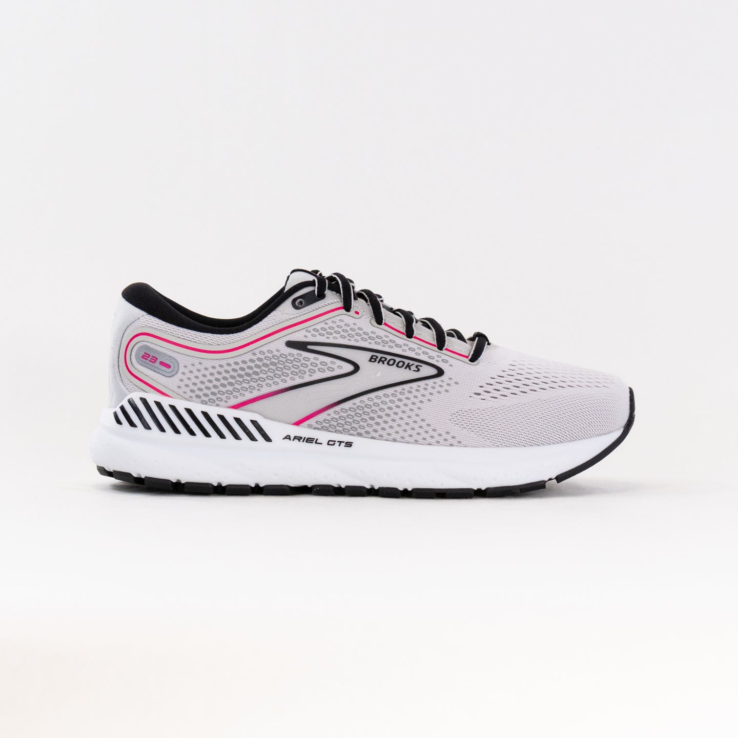 Brooks Ariel GTS 23 Women s Grey Black Pink Chiappetta Shoes