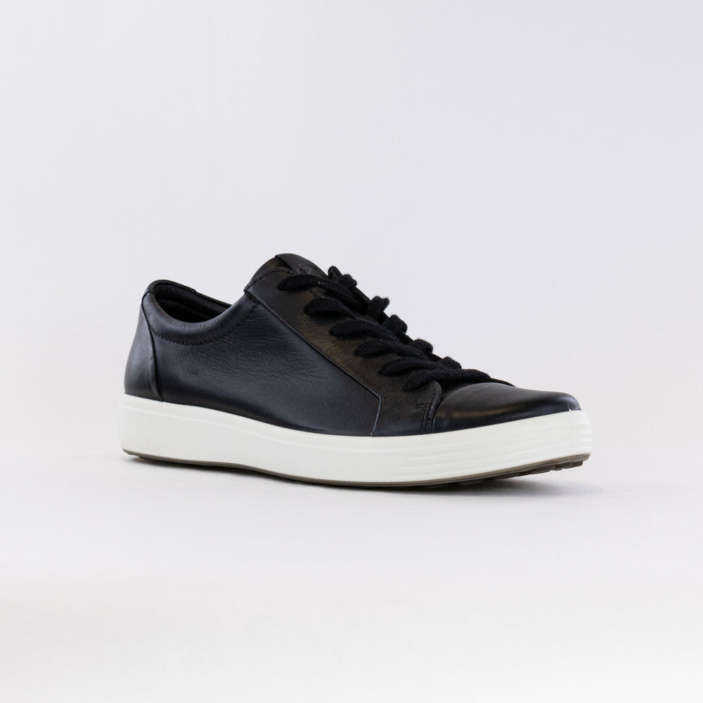 ECCO Soft 7 City Sneaker (Men's) - Black Leather