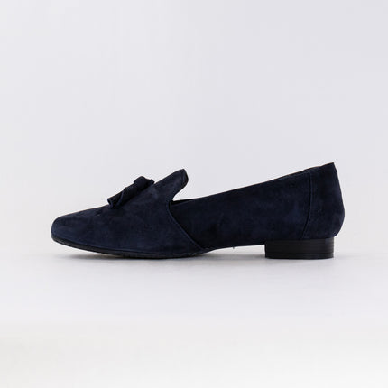 Eric Michael Rana Loafer (Women's) - Navy Suede