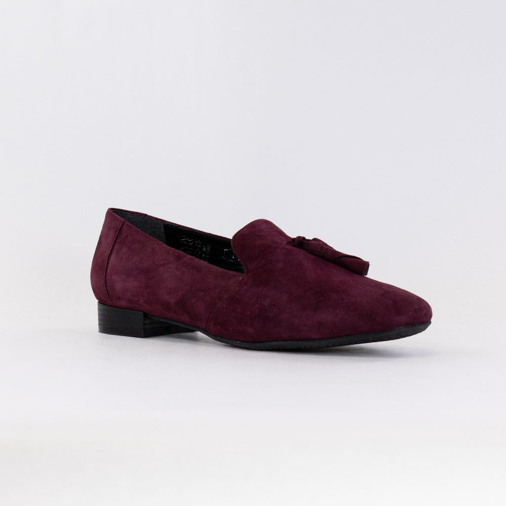 Eric Michael Rana Loafer (Women's) - Wine Suede