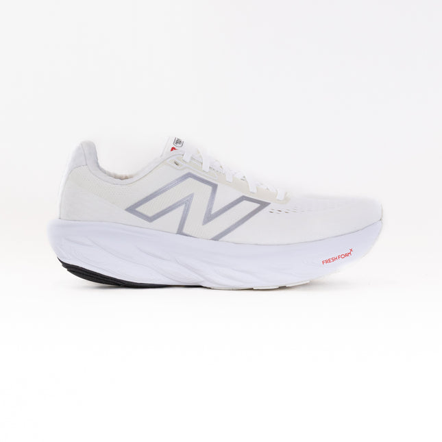 New Balance 1080V14 (Men's) - White with Silver Metallic and Sea Salt