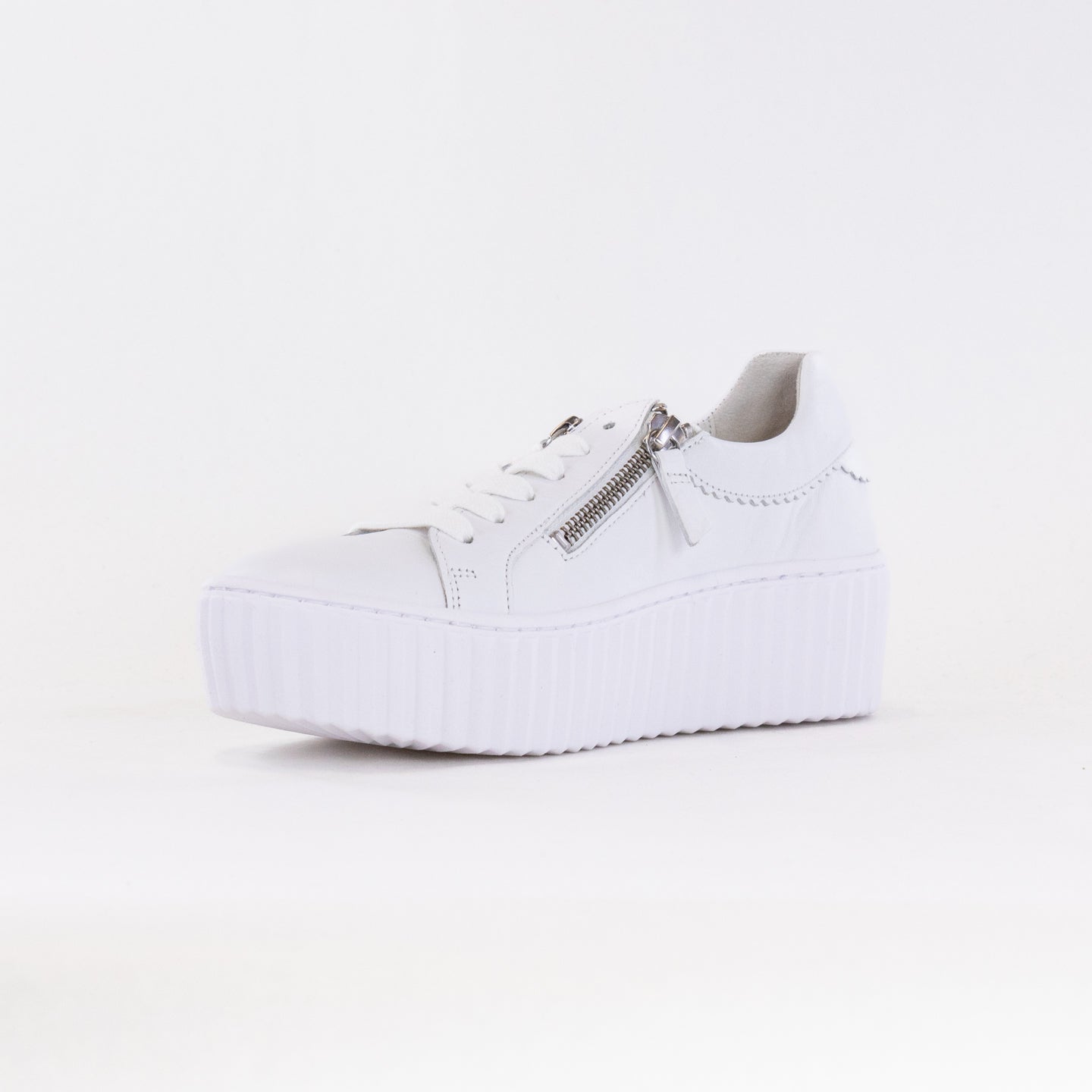 Gabor 43.200.21 Platform Sneaker (Women's) - White/Ice
