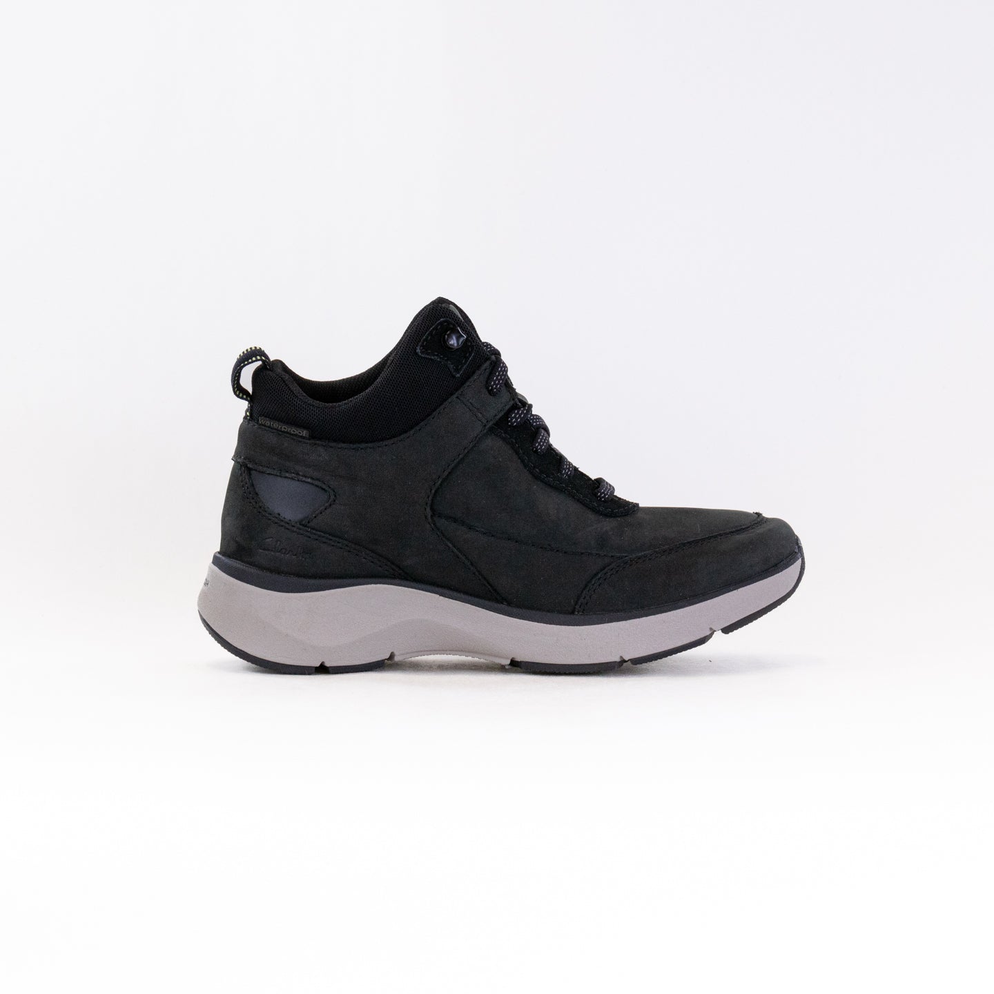 Clarks Womens Wave 2.0 Mid. Black Combination Size 7