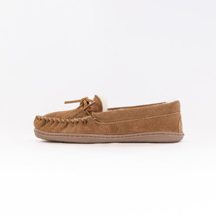 Minnetonka Pile Lined Hardsole Wide (Men's) - Brown