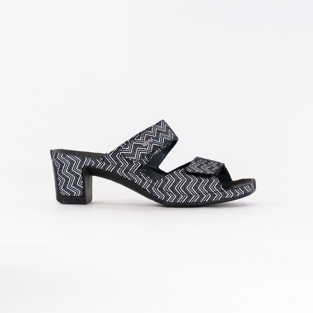 Vital Joy Mule Sandal (Women's) - Black Chevron Leather