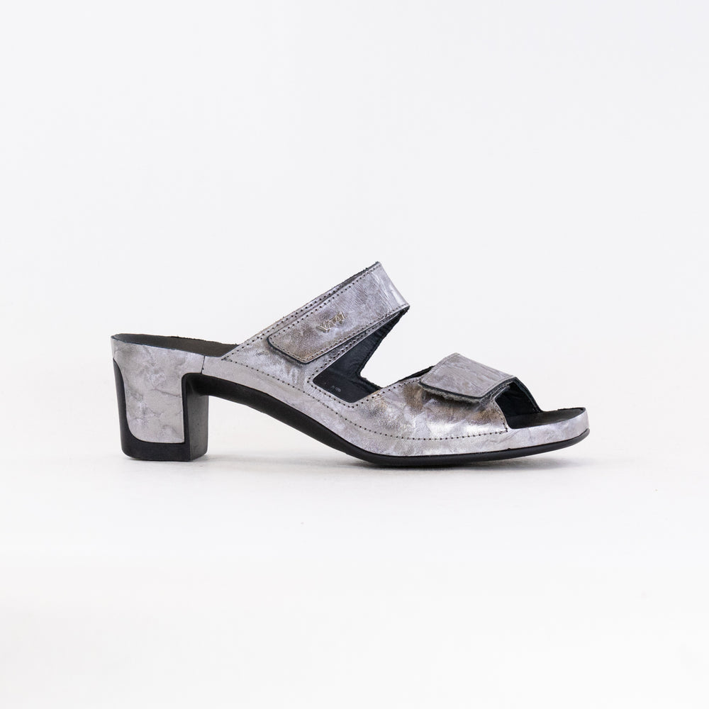 Vital Joy Mule Sandal (Women's) - Platinum Metallic Leather