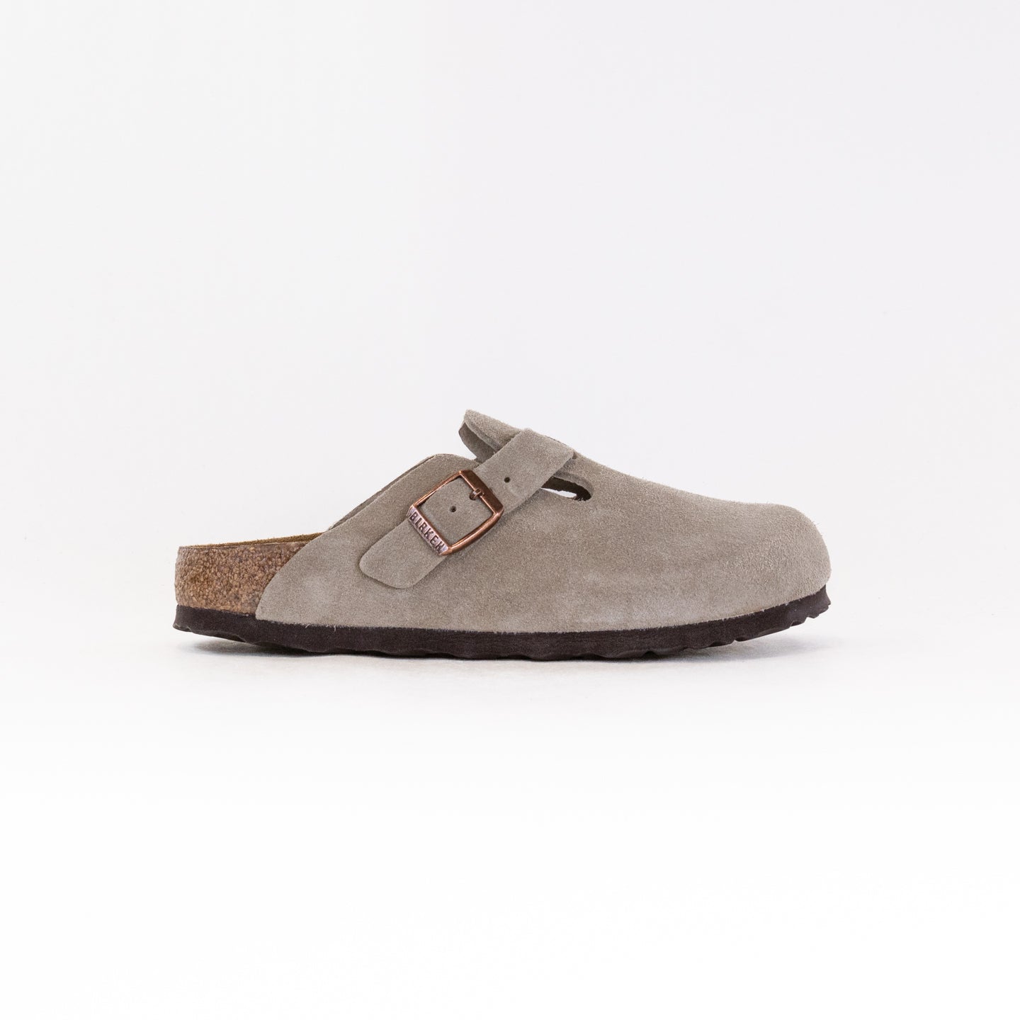 Birkens1tock shops Boston taupe suede