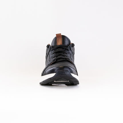 Naot Magnify (Men's) Soft Black Leather Chestnut