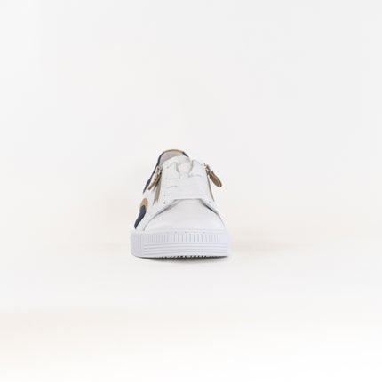 Gabor A1 Zipper Sneaker 23.330 (Women's) - White/Blue