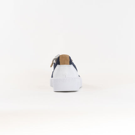 Gabor A1 Zipper Sneaker 23.330 (Women's) - White/Blue