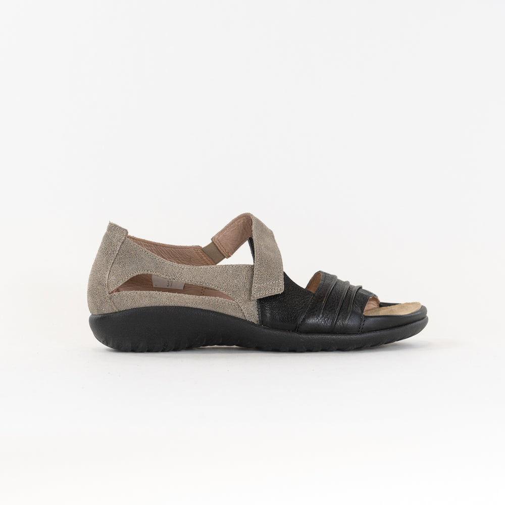 Naot Papaki (Women's) - Speckled Beige/Soft Black Leather