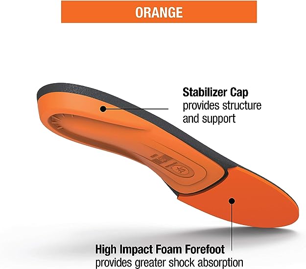 Superfeet Orange Orthotic Insole (Unisex) - Orange