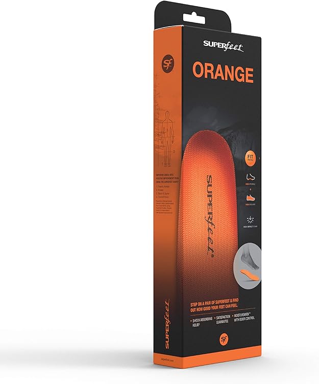Superfeet Orange Orthotic Insole (Unisex) - Orange