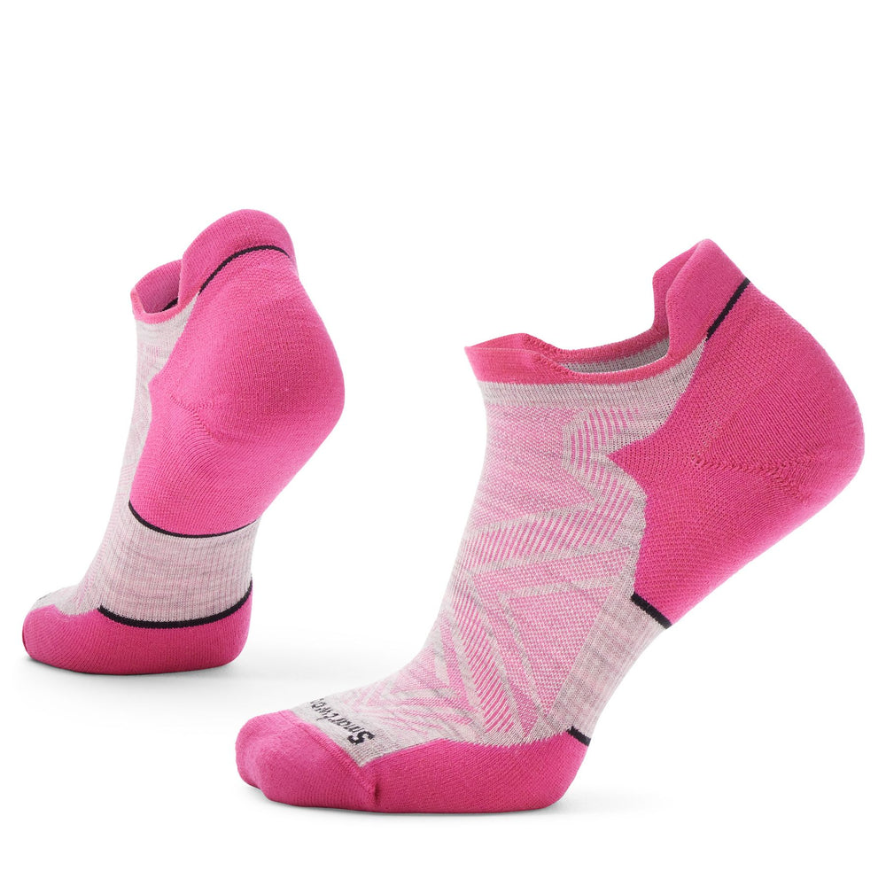 Smartwool Run Low Ankle Socks Targeted Cushion - (Women's) - Ash Power Pink