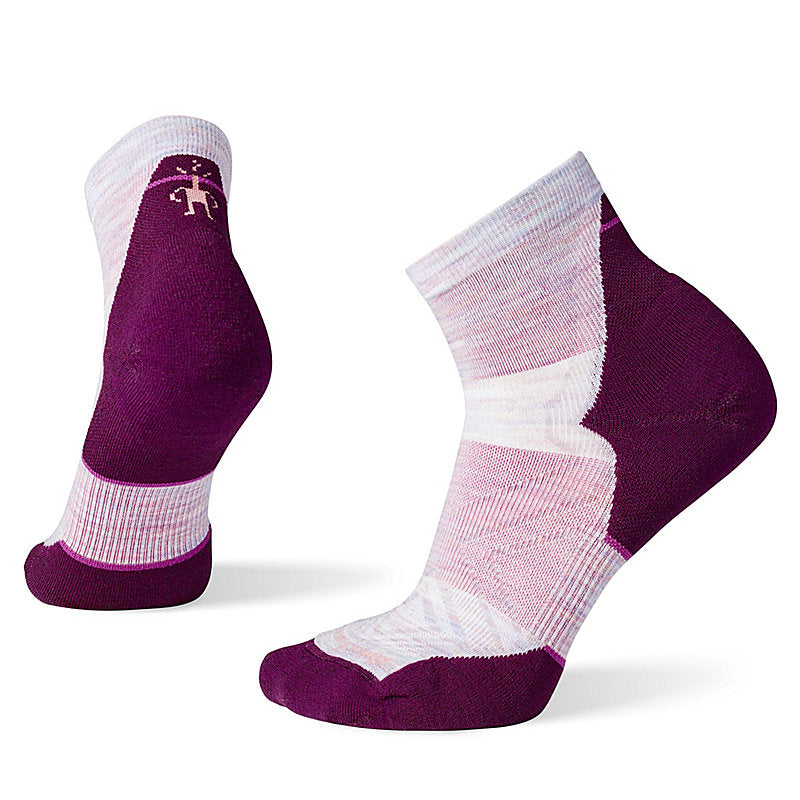 Smartwool Run Targeted Cushion Ankle Socks (Women's) - Purple Eclipse