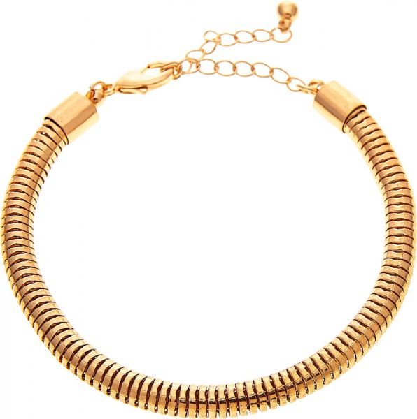 Gold Thick Snake Chain Bracelet