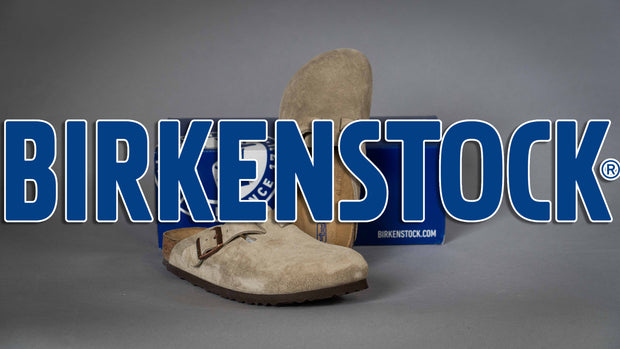 Birkenstock Boston Taupe Suede