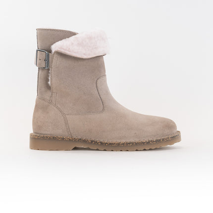 Birkenstock Uppsala Shearling (Women's) - Gray Taupe Suede