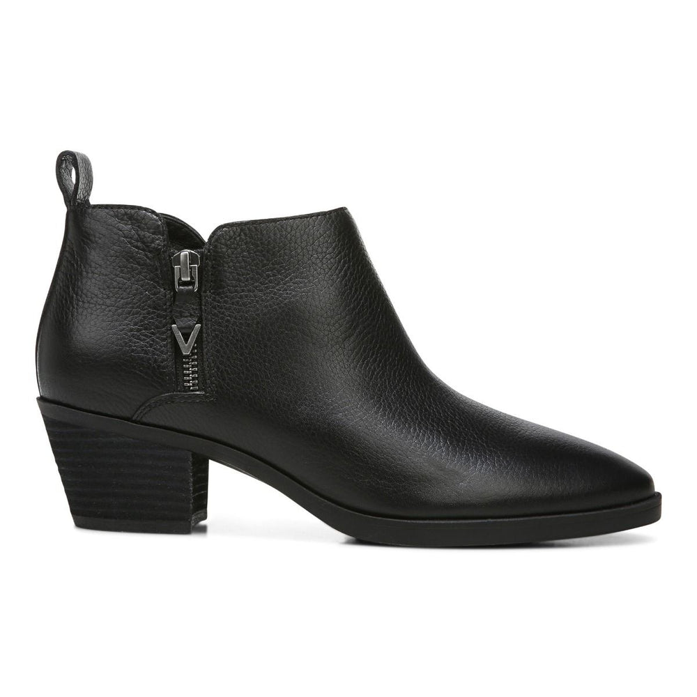 Vionic Cecily Ankle Boot - Black Leather