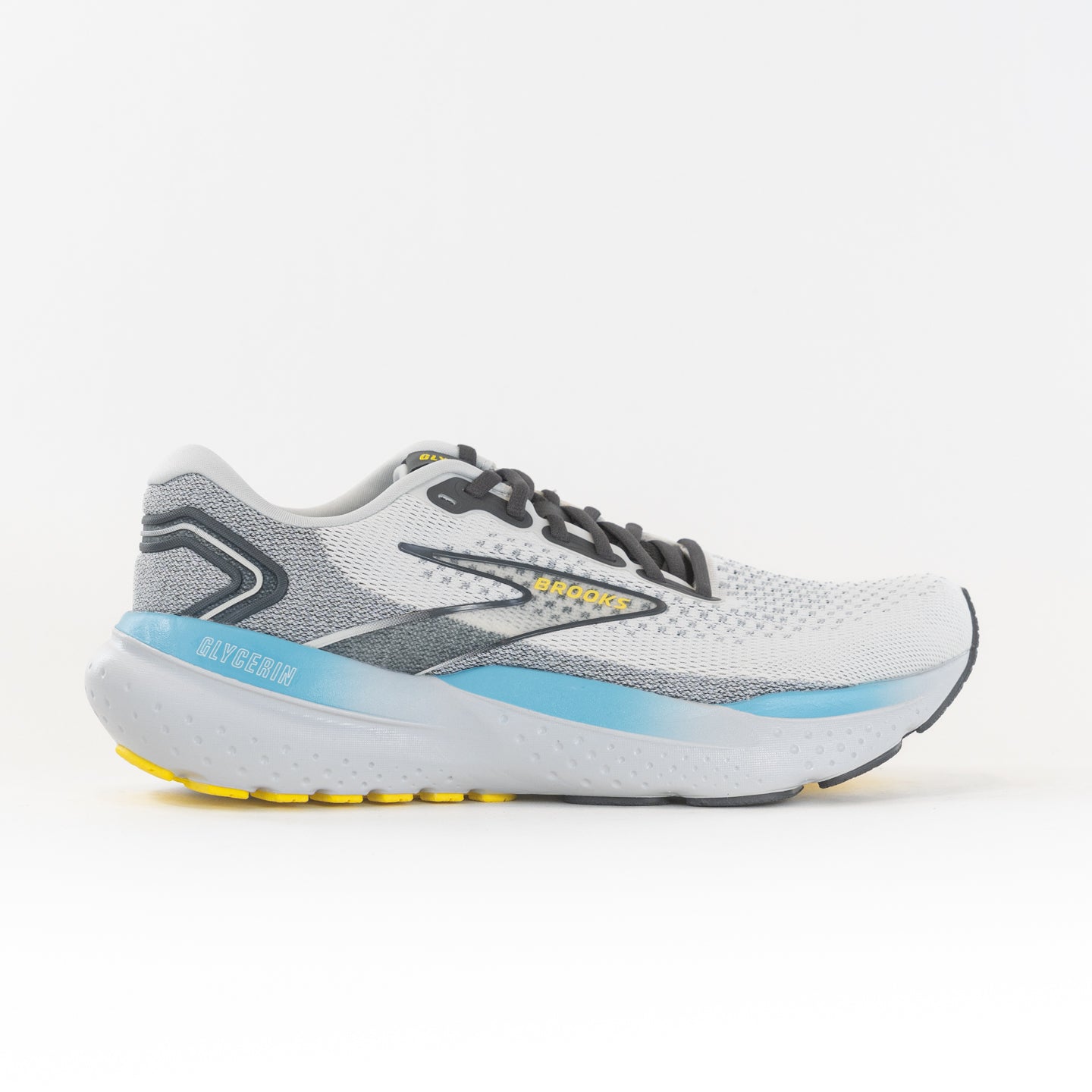 Brooks Glycerin 21 (Men's) - Coconut/Forged Iron/ Yellow – Chiappetta Shoes