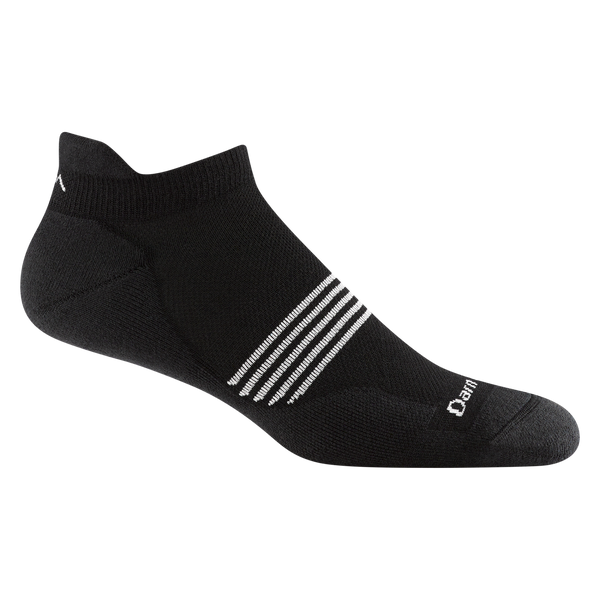 Darn Tough Element No Show Tab Lightweight Running Sock (Men's) - Black