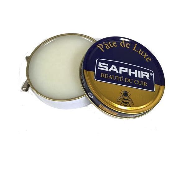 Saphir Pate De Luxe Wax Polish - Neutral