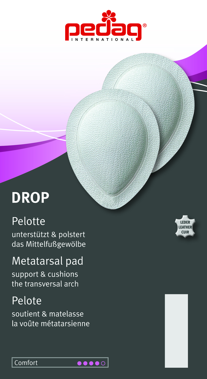 Pedag Drop - Metatarsal Arch Support Pad Teardrop Shape (1 Pair)