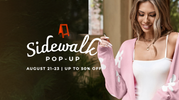 sidewalk pop up sale