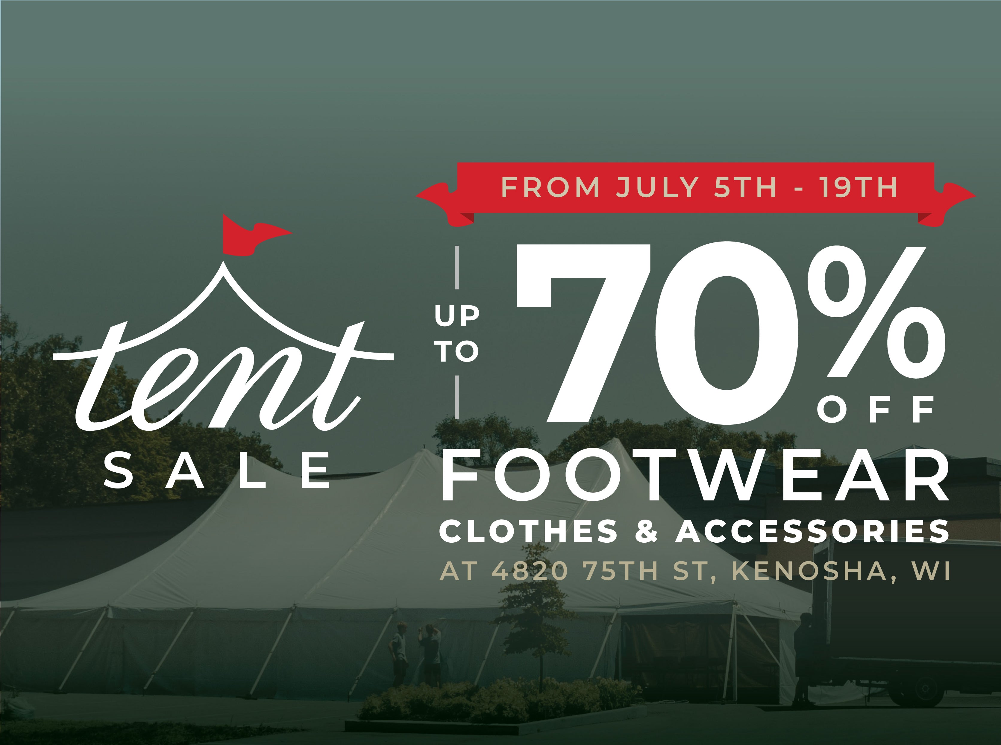 Tent Sale 2025 Square Image