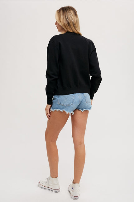 KNIT BOMBER JACKET