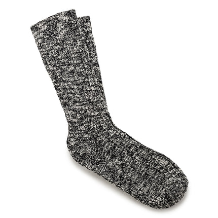 Birkenstock Cotton Slub Sock - Black/Grey