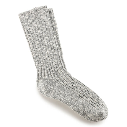 Birkenstock Cotton Slub Sock - Grey/White