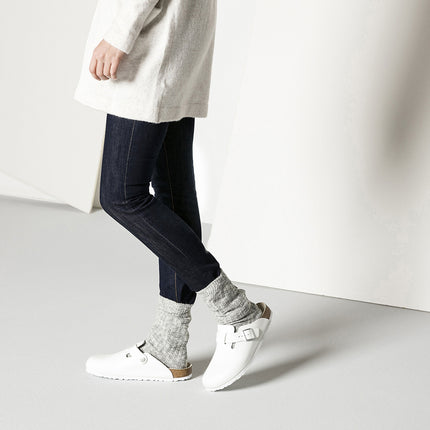 Birkenstock Cotton Slub Sock - Grey/White