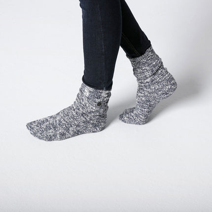 Birkenstock Cotton Slub Sock - Blue/White