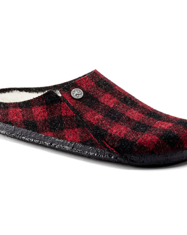 Birkenstock Zermatt Shearling (Women's) - Plaid Red